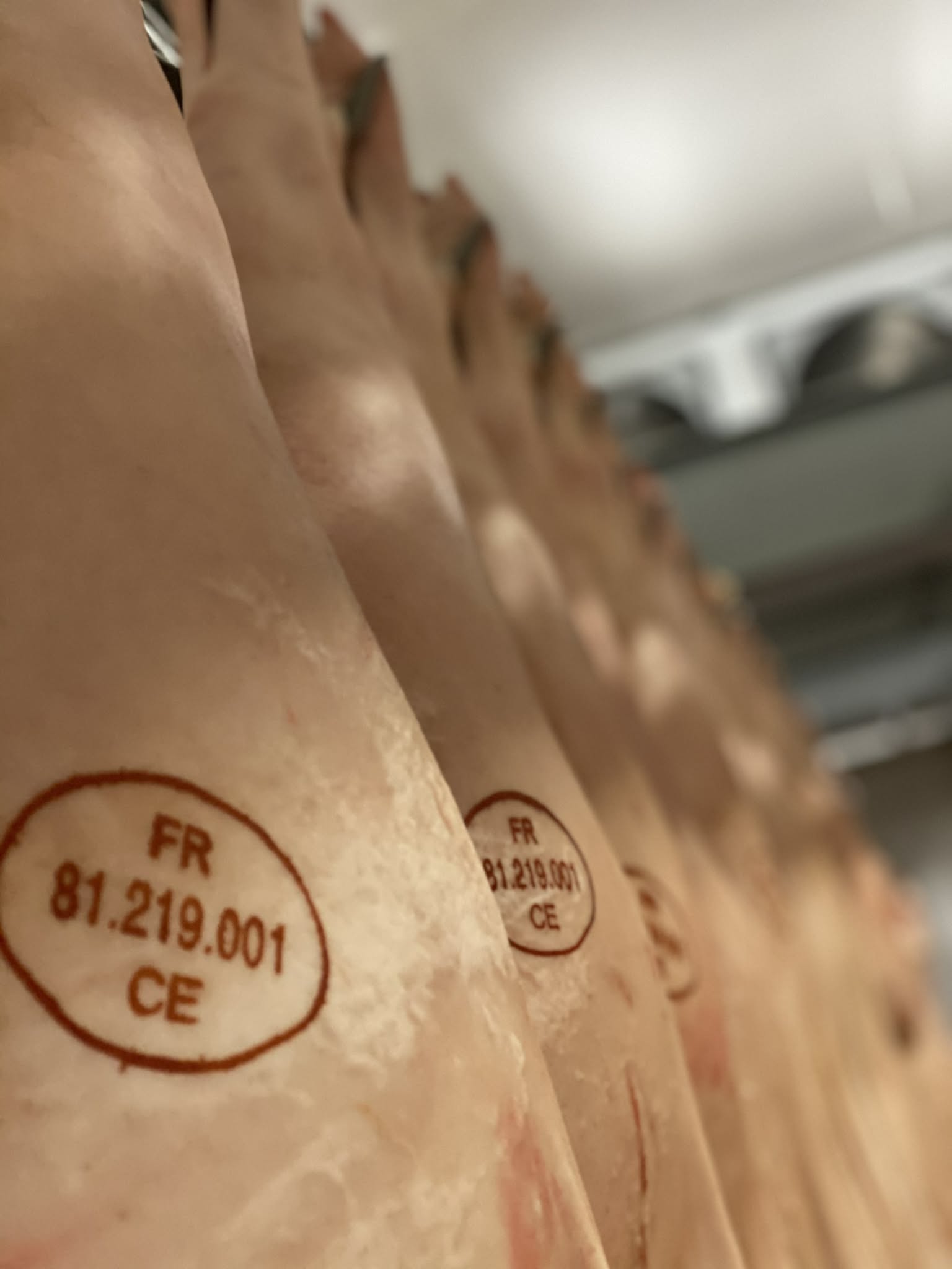 Estampilles de carcasses porcines